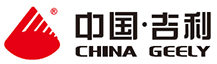 Logotipo da empresa CHINA GEELY, fabricante líder de painéis compostos de alumínio, placas de alumínio sólido e materiais decorativos