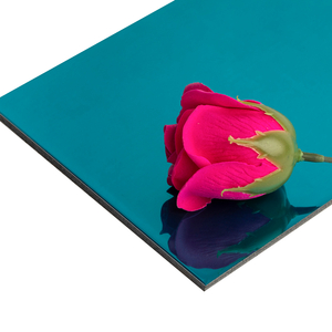 Painel de composto de alumínio de acabamento espelhado 3mm 4mm para decoração de interiores