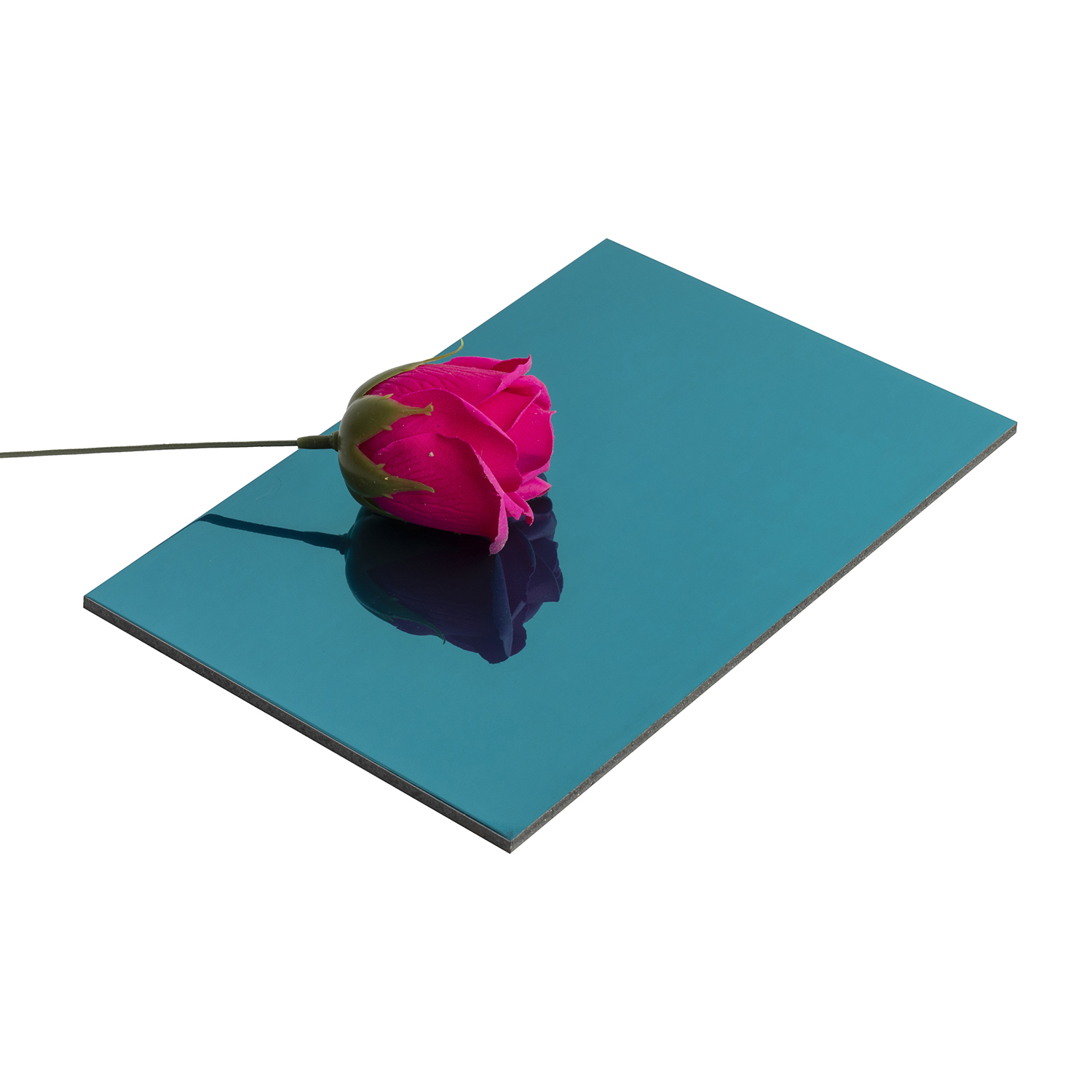 Painel de composto de alumínio de acabamento espelhado 3mm 4mm para decoração de interiores